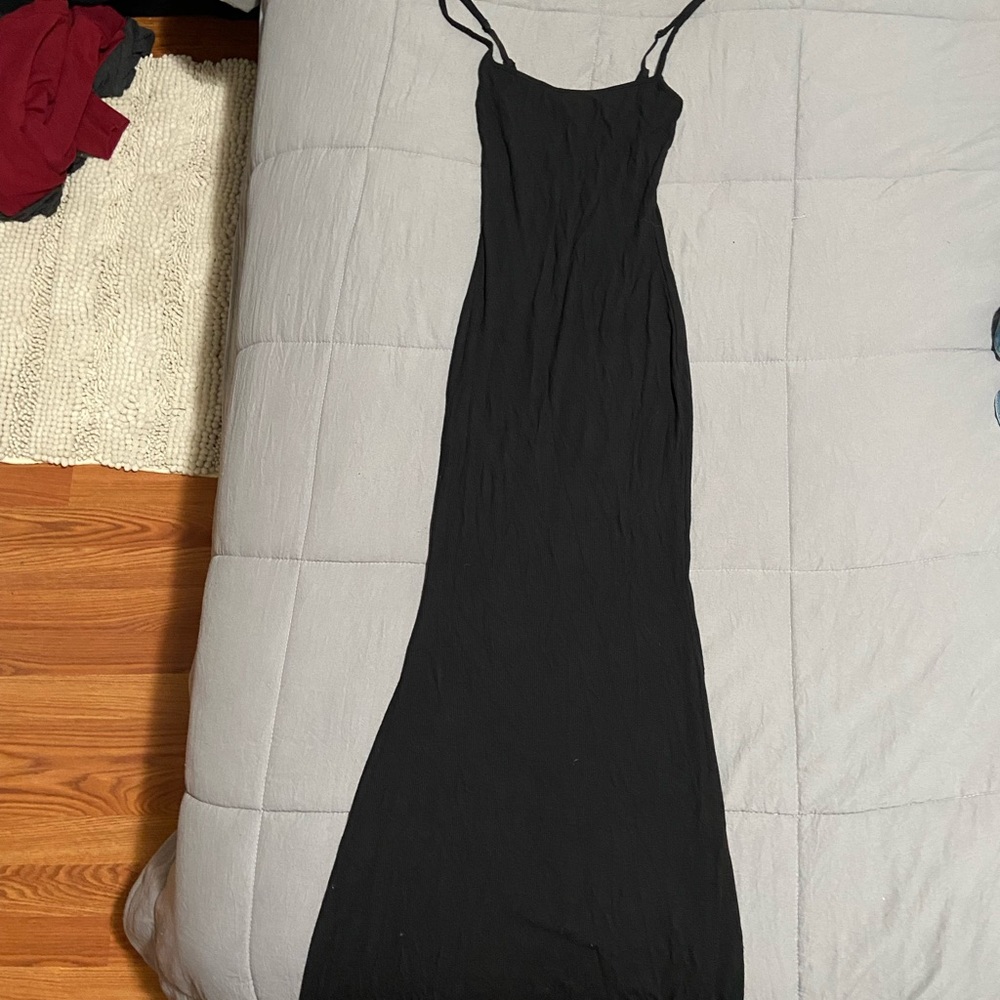 skims ribbed maxi dress size medium